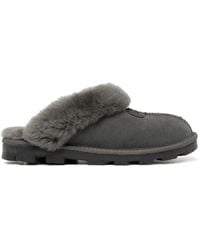 UGG - Coquette Fur-Trimmed Slippers - Lyst