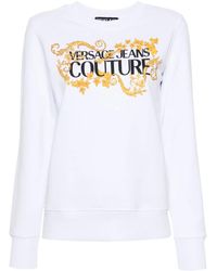 Versace Jeans Couture - Sweatshirt Mit Logo-Print - Lyst