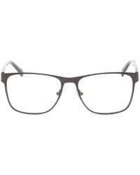 Tumi - Tortoiseshell-Effect Rectangle-Frame Glasses - Lyst