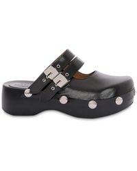 Philosophy Di Lorenzo Serafini - Buckle-Fastening Closed Clogs - Lyst