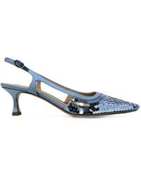 Roberto Festa - Sequin-Embellished Slingback Pumps - Lyst