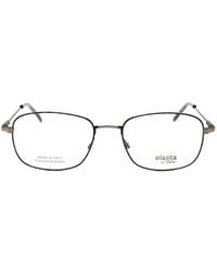 Elasta - Rectangle-Frame Glasses - Lyst