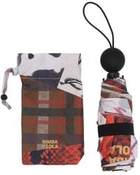 Bimba Y Lola - Ombrello Piccolo Con Design Patchwork - Lyst
