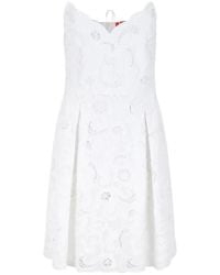 ..,merci - Scallop-Edge Floral-Lace Mini Dress - Lyst