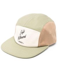 Café Kitsuné - Logo-Print Cotton Cap - Lyst