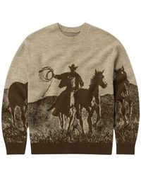 One Of These Days - Spirit Of The Planes Intarsien-Pullover - Lyst