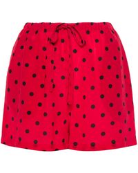 Moschino - Shorts a pois - Lyst
