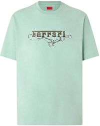 Ferrari - Printed T-Shirt - Lyst