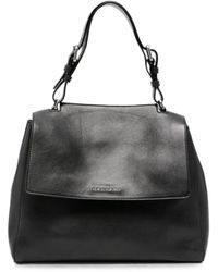 Orciani - Medium Sveva Soft Logo-Plaque Foldover Tote Bag - Lyst