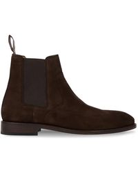 Paul Smith - Elastic-Panels Suede Boots - Lyst