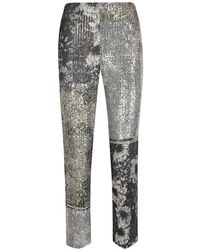 Maison Margiela - Sequin-Embellished Patchwork Trousers - Lyst