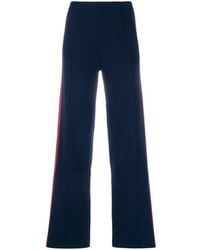 Sandro Side Stripe Track Trousers - Blue
