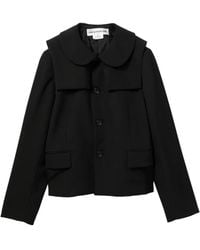 Comme des Garçons - Peter Pan Collar Buttoned Jacket - Lyst