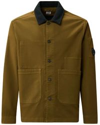 C.P. Company - Jacke mit geknöpften Taschen - Lyst
