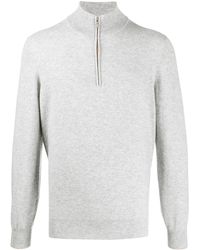 Brunello Cucinelli - Zip-Up Cashmere Jumper - Lyst