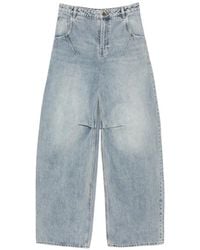 Entire studios - Wide-Leg Denim Jeans - Lyst