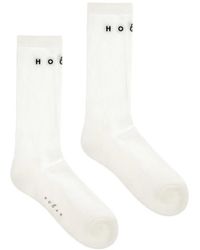 Hogan - Chaussettes En Maille Côtelée - Lyst
