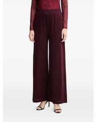 MARC AUREL - Elasticated Wide Leg Trousers - Lyst