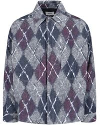 Bonsai - Diamond Texture Shirt Jacket - Lyst