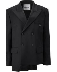 MEDEA - Asymmetric Double-Breasted Blazer - Lyst