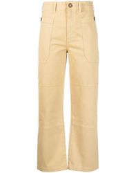 FRAME - Straight-Leg Utility Trousers - Lyst