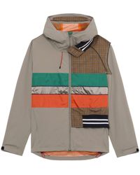 Kolor - Contrasting-panel Hooded Jacket - Lyst
