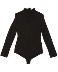 Jil Sander - High-Neck Long-Sleeve Bodysuit - Lyst