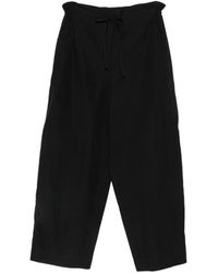 PT Torino - Pantalon À Taille À Lien De Resserrage - Lyst