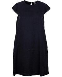 Aspesi - Mini-Jurk Met Ronde Hals - Lyst