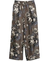 Biyan - Floral Print Trousers - Lyst