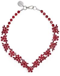 Simone Rocha - V-Line Floral Necklace - Lyst