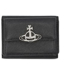 Vivienne Westwood - Orb Plaque Trifold Wallet - Lyst