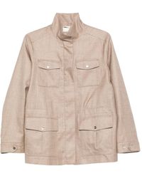 Herno - Chaqueta con bolsillo con botón - Lyst