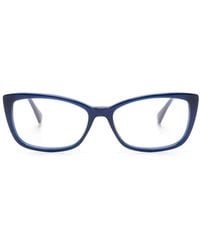 Max Mara Eyewear - Rectangle-Frame Glasses - Lyst