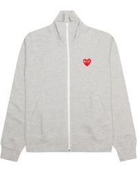 COMME DES GARÇONS PLAY - Heart Logo-Patch Track Jacket - Lyst