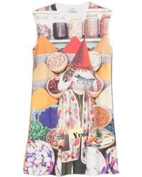 The Artistylist - Graphic-Print Sleeveless Dress - Lyst