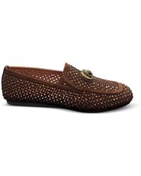 Kurt Geiger - Mocassins À Plaque Eagle Ornée De Cristaux - Lyst
