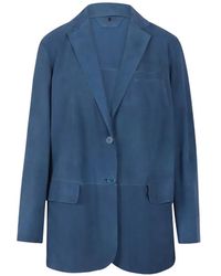 Salvatore Santoro - Button-Up Leather Jacket - Lyst