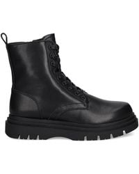 ARMANI EXCHANGE - Round-Toe Lace-Up Boots - Lyst