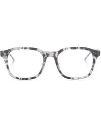 Thom Browne - Brille Mit Eckigem Gestell - Lyst