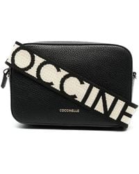 Coccinelle - Borsa A Tracolla Con Placca Logo - Lyst