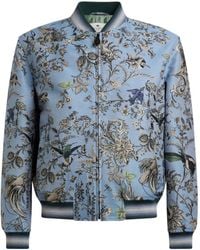 Etro - Cotton Polyester Classic Bomber - Lyst