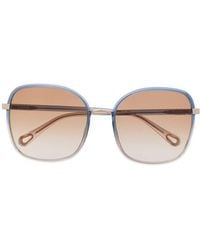 Chloé - Oversized Sunglasses - Lyst