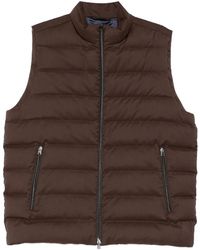 Herno - Zip-Up Quilted Gilet - Lyst