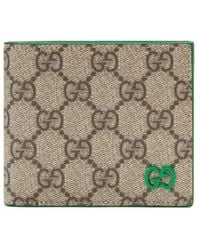 Gucci - Logo-plaque Monogrammed Wallet - Lyst