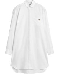 Fiorucci - Angel-Patch Midi Shirt Dress - Lyst
