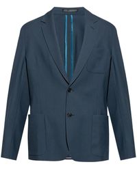 Paul Smith - Single-Breasted Wool Blazer - Lyst