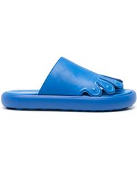 CAMPERLAB - Pelotas Flota Toes-Shaped Leather Slides - Lyst
