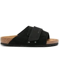 Birkenstock - Kyoto Suède Sandalen - Lyst