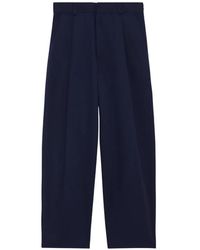 Drole de Monsieur - Pleated Twill Trousers - Lyst
